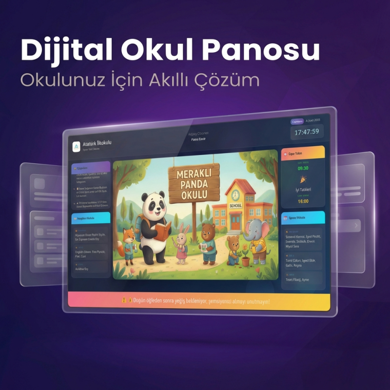 Dijital Okul Panosu