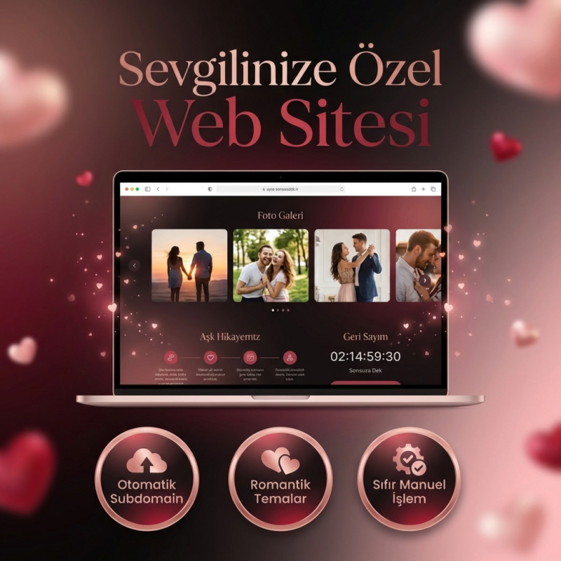 Sevgilim - Kişisel Web Sitesi Oluşturucu