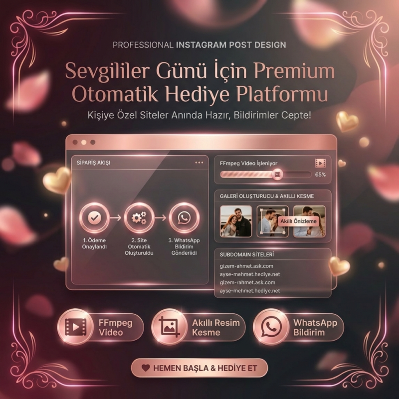 Sevgilim - Kişisel Web Sitesi Oluşturucu - 2