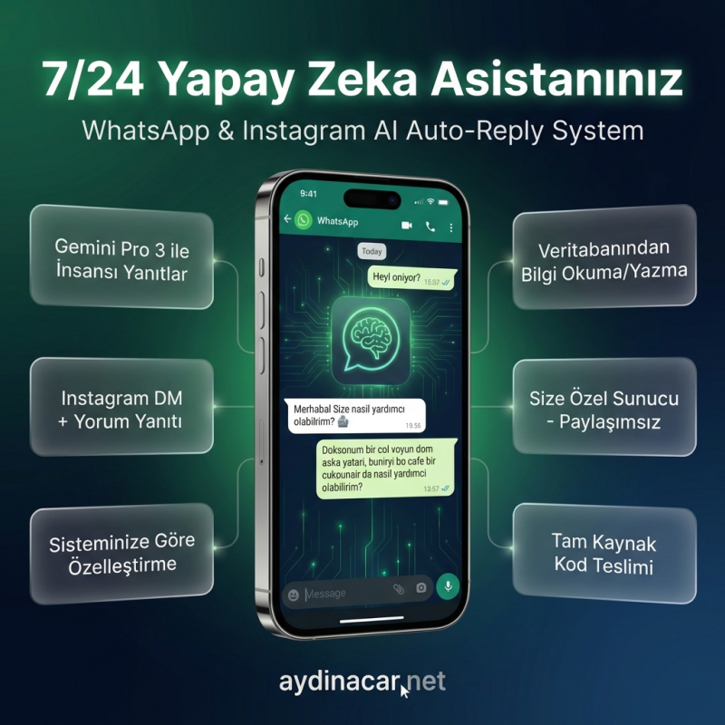 WhatsApp, Instagram & E-posta Entegrasyon Sistemi - 2
