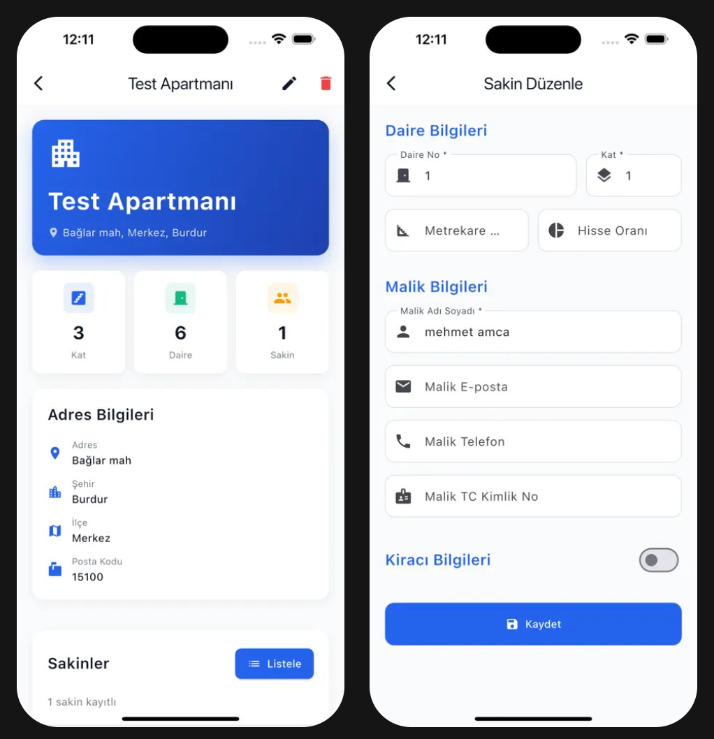 Apartman Yönetim Sistemi - 3