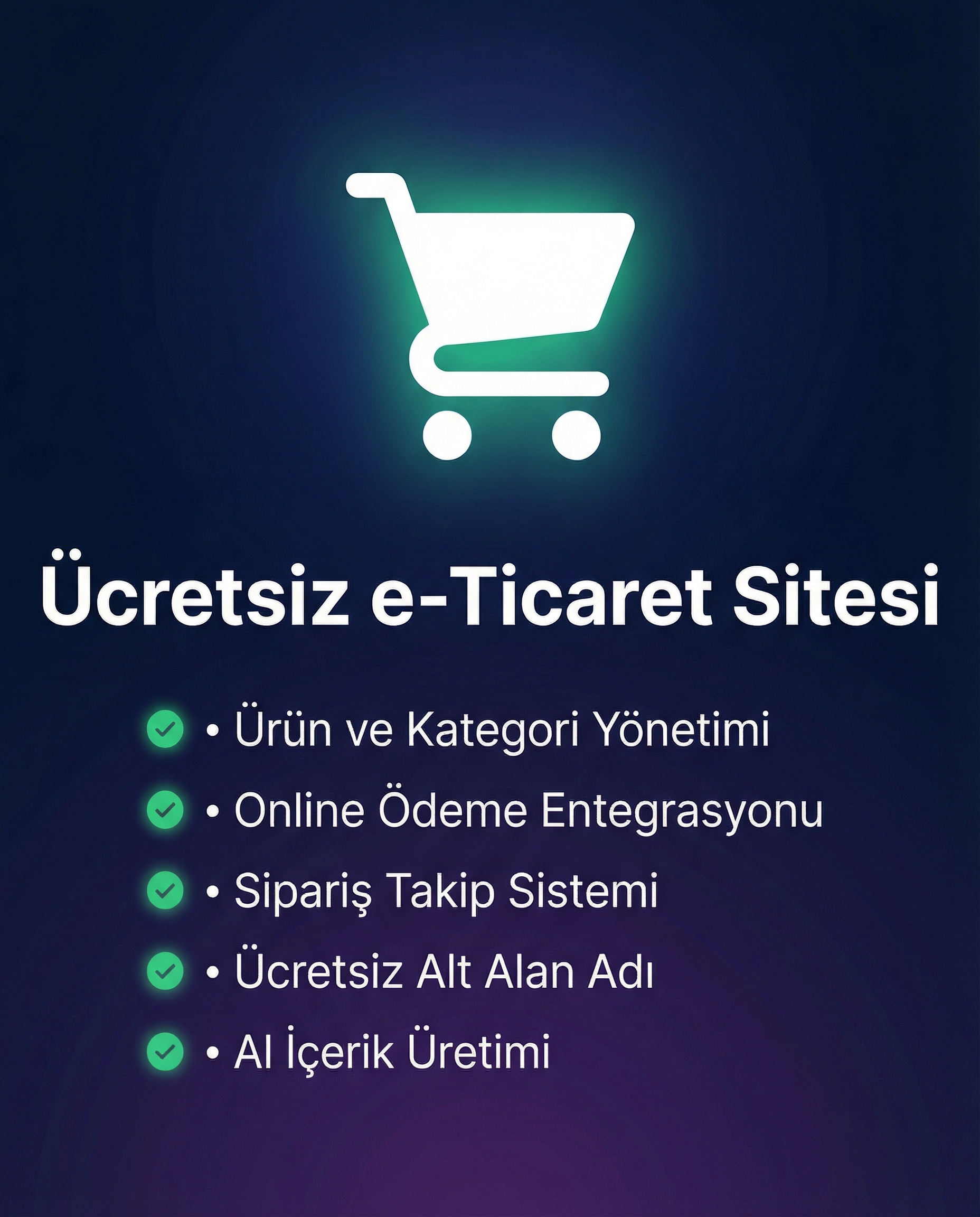 e-Ticaret Sitesi Oluşturucu - 1