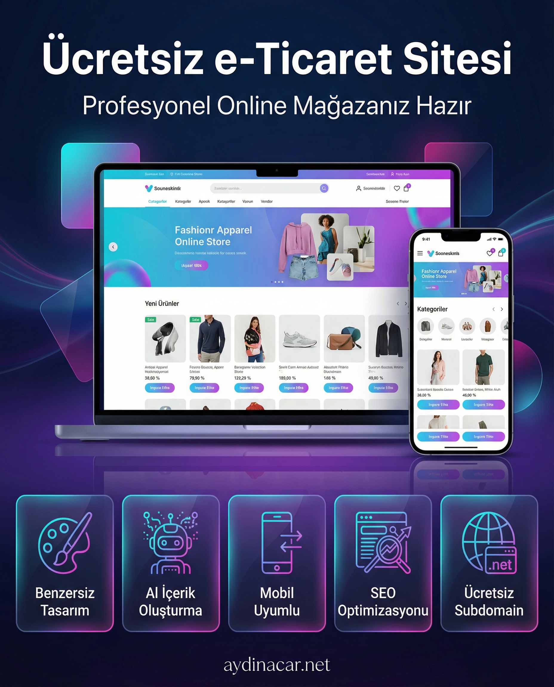 e-Ticaret Sitesi Oluşturucu - 3