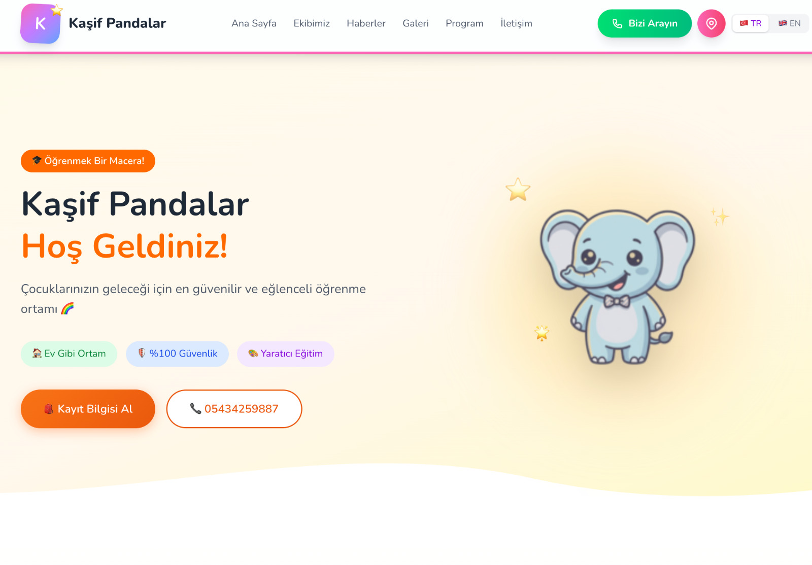 Kresi.net - Kreş ve Anaokulu Web Sitesi Oluşturucu - 1