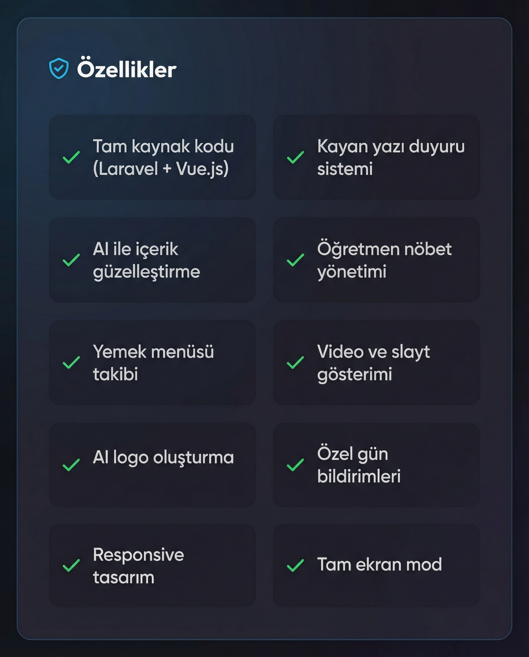 Dijital Okul Panosu - 2
