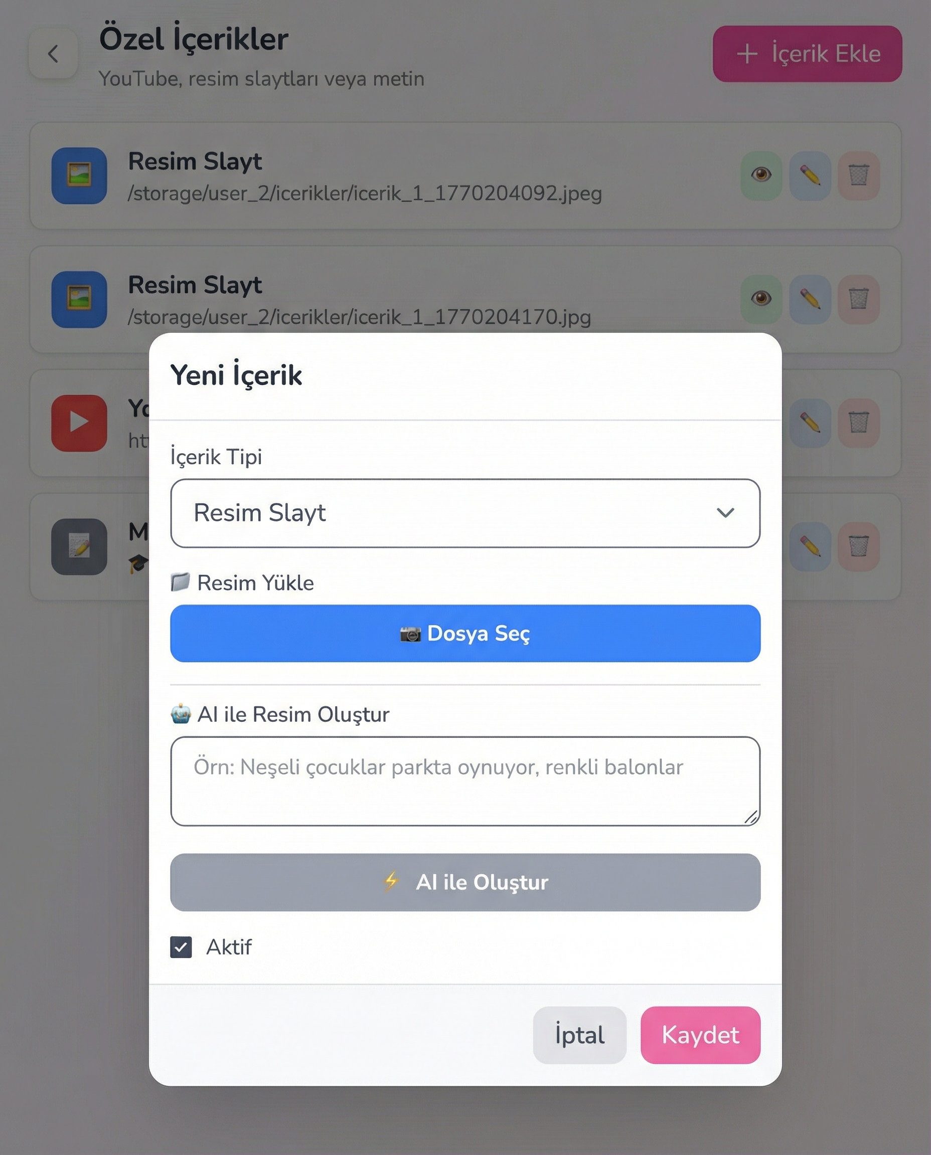 Dijital Okul Panosu - 5
