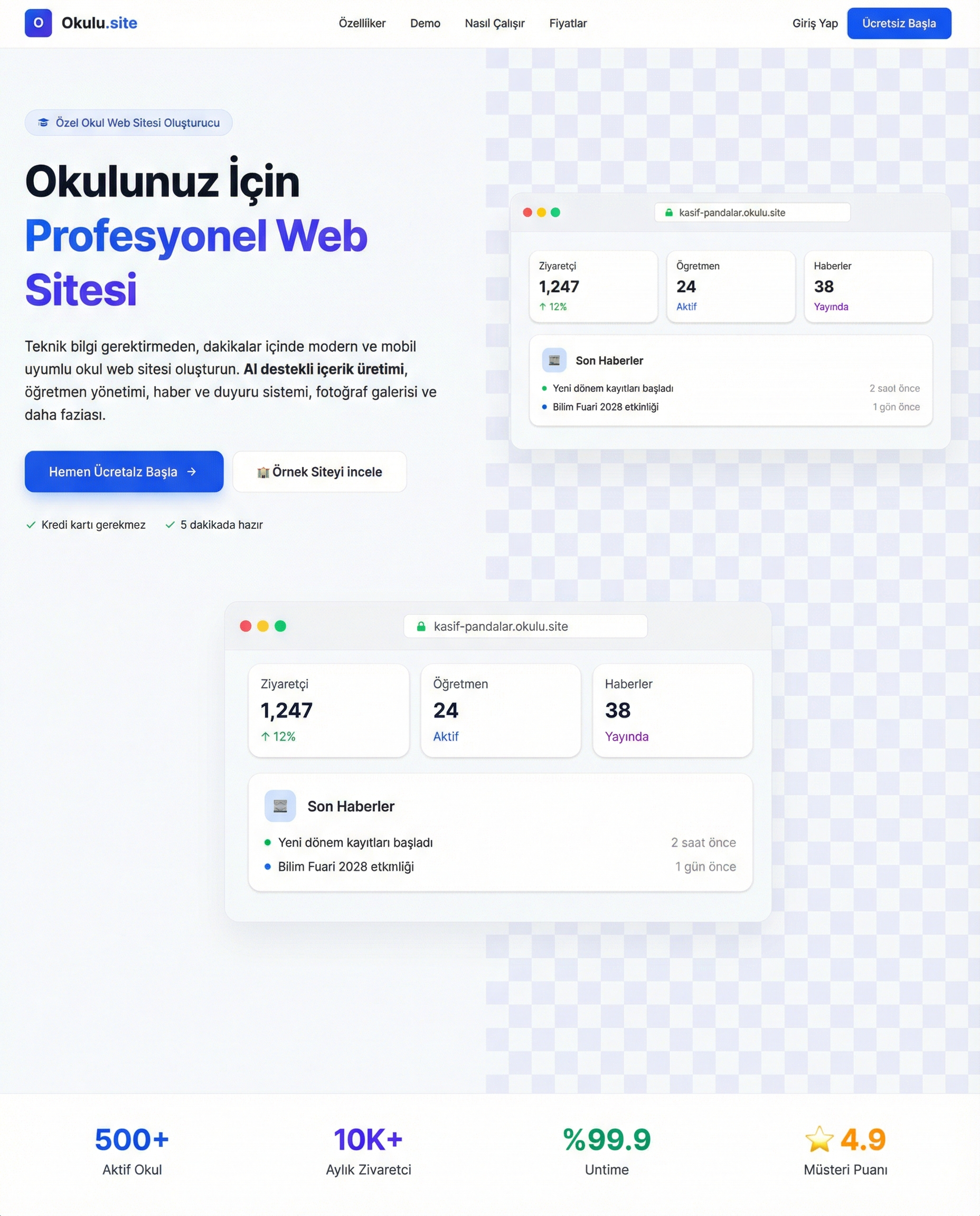 Okulu.site - Okul Web Sitesi Oluşturucu - 2