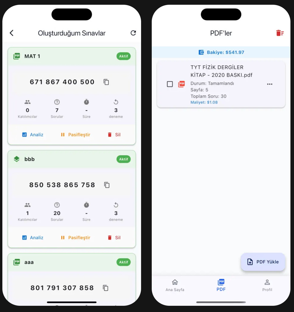 PDF to Question - AI Sınav Sistemi - 3
