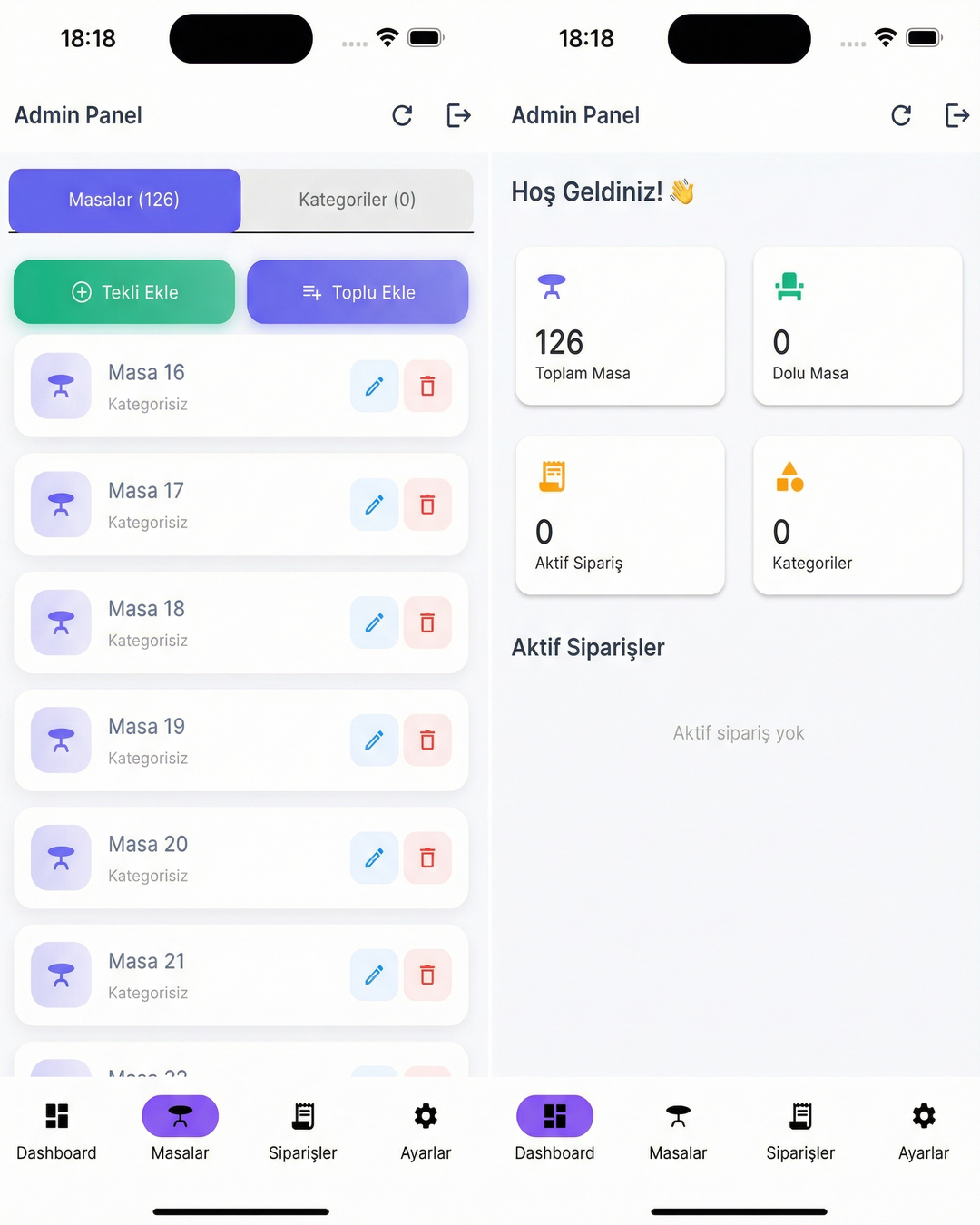 QR Menü Sistemi & Adisyon - 16