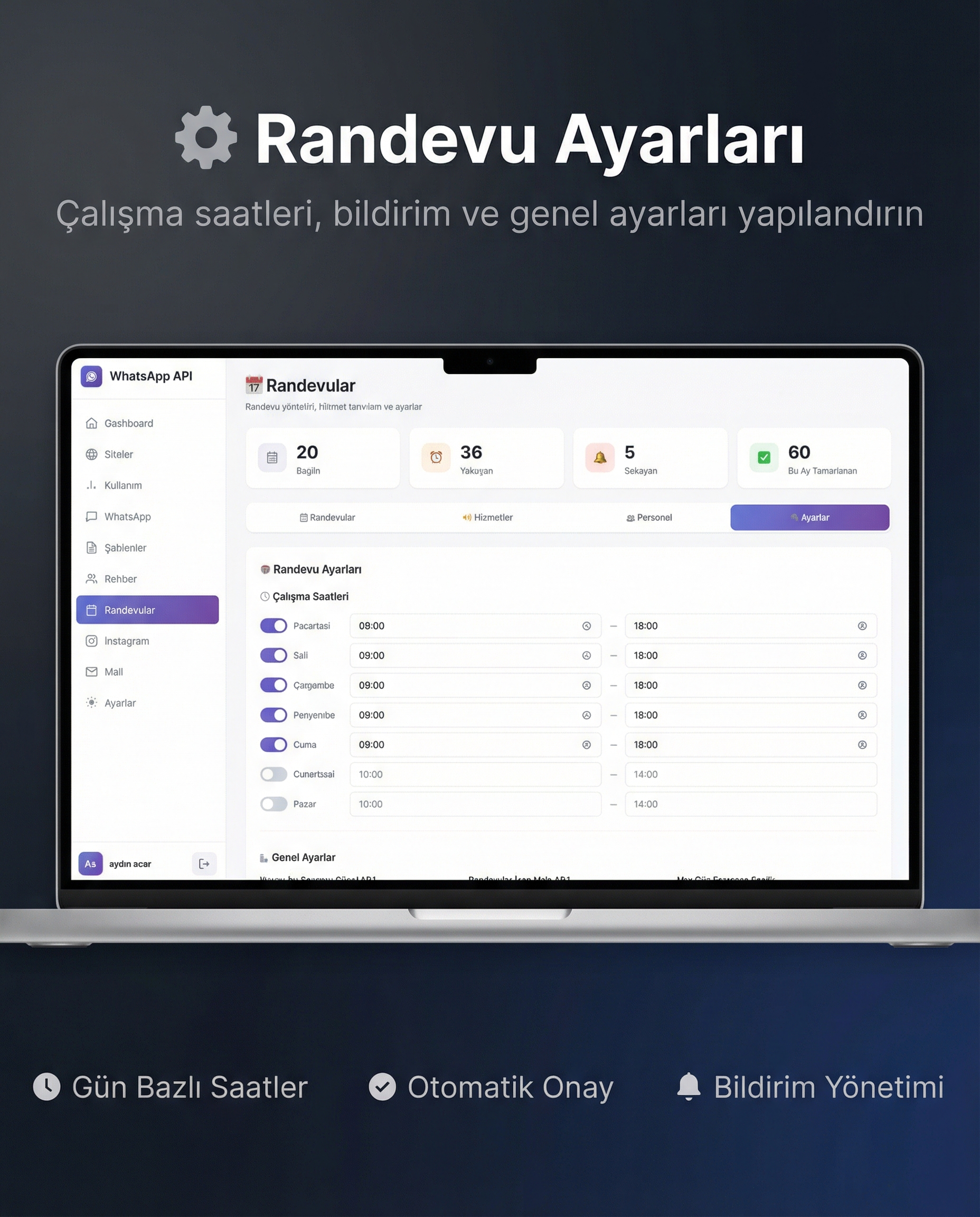 AI Randevu + Personel Yönetimi - 6