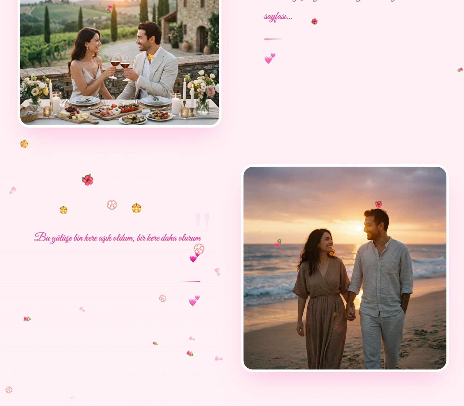 Sevgilim - Kişisel Web Sitesi Oluşturucu - 2