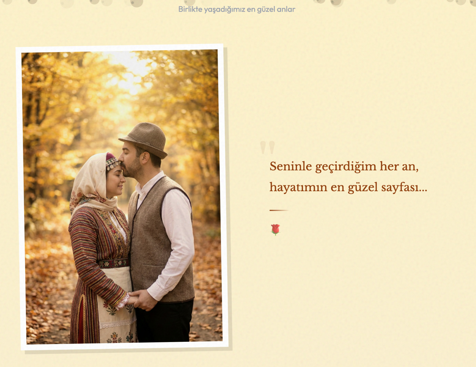 Sevgilim - Kişisel Web Sitesi Oluşturucu - 6