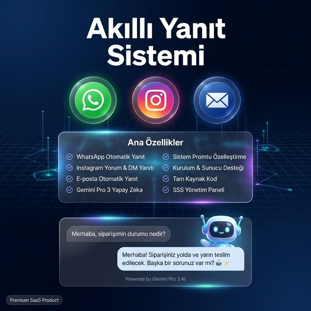 WhatsApp, Instagram & E-posta Entegrasyon Sistemi - 1