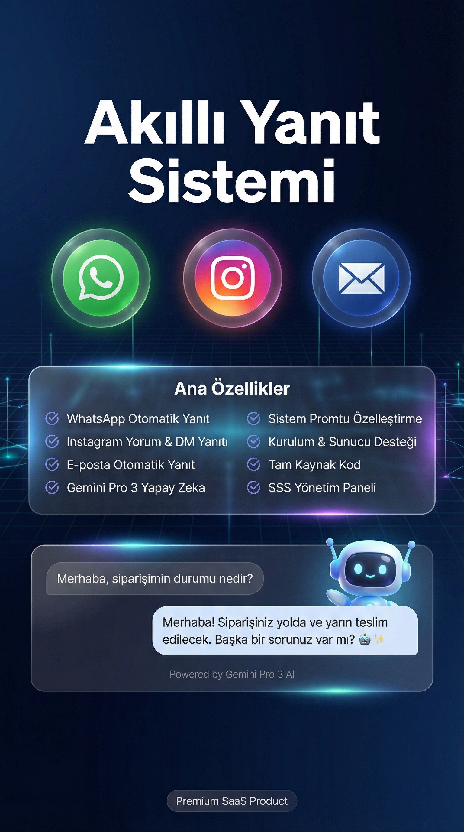 WhatsApp, Instagram & E-posta Entegrasyon Sistemi - 2