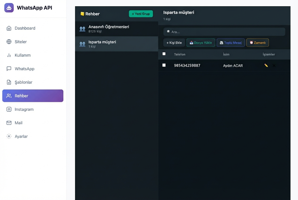 WhatsApp, Instagram & E-posta Entegrasyon Sistemi - 11